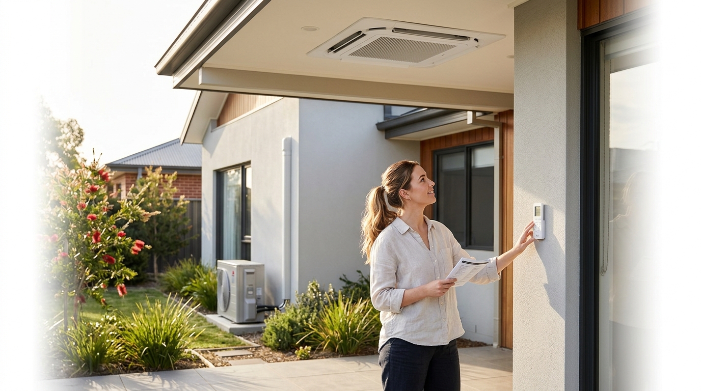 how does a cassette air conditioner work