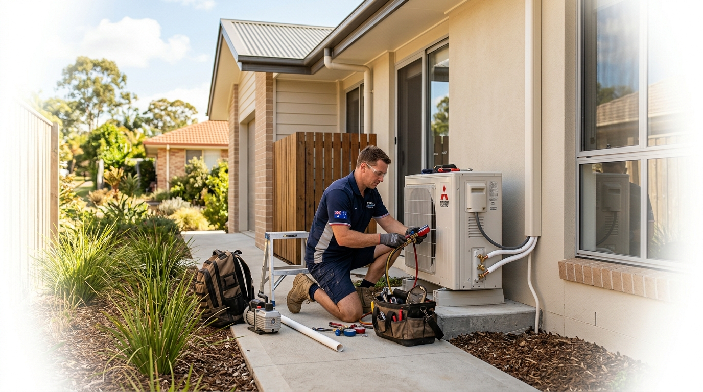 how to install a split system air conditioner